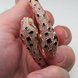 $300 Panter Fashion Bangle Hand Crafted Art Piece